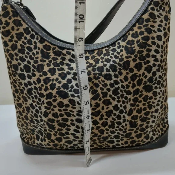 Charter Club Classics Leopard print shoulder purse - Picture 7 of 12